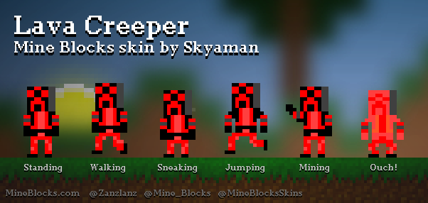 Mine Blocks - Mine Blocks Creeper skin by Evelin