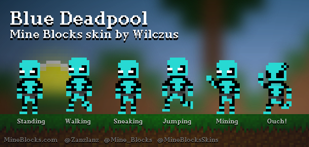 Mine Blocks - Deadpool skin by Miroko