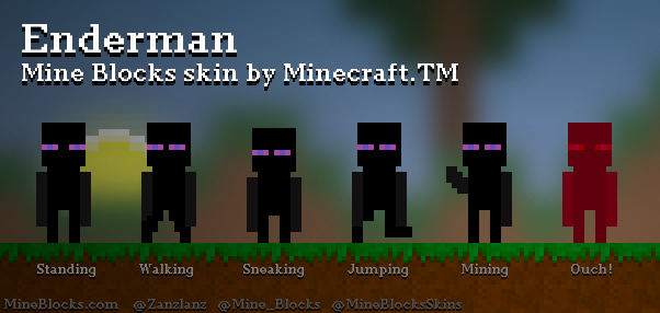 Mine Blocks - Enderman skin by Minecraft.TM