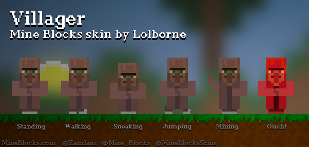 Mine Blocks - Creeper skin by Lolborne