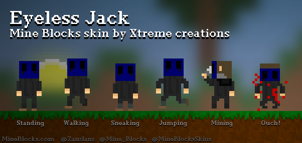 Mine Blocks Eyeless Jack Skin By Xtreme Creations 3359