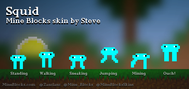 Mine Blocks - Squid skin by Zanzlanz