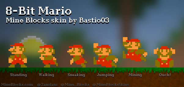 Mine Blocks Skins on X: Mario (Super Mario World) skin by RioluSkins!    / X