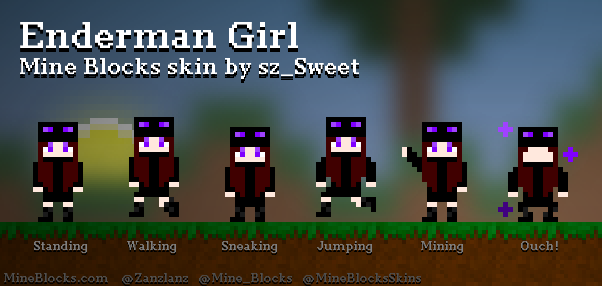 Mine Blocks - Enderman skin by Minecraft.TM