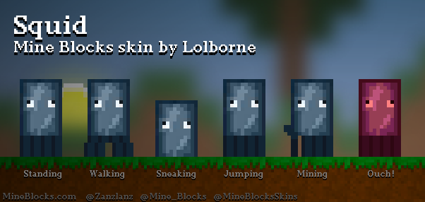 Mine Blocks - Squid skin by Zanzlanz