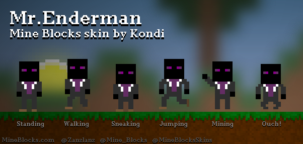 Enderman in a Suit From Xbox 360 Minecraft Skin