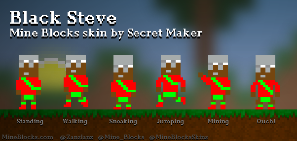 Mine Blocks - Steve (Minecraft) 3 skin by SentelGamex