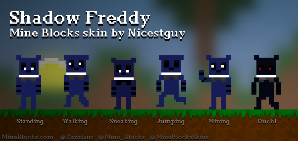 shadow freddy  Minecraft Skins