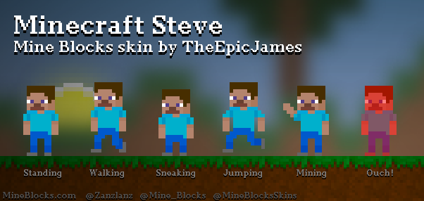 Mine Blocks - Steve (Minecraft) 3 skin by SentelGamex