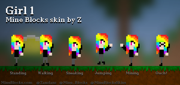 Mine Blocks - Girl 1 skin by Z