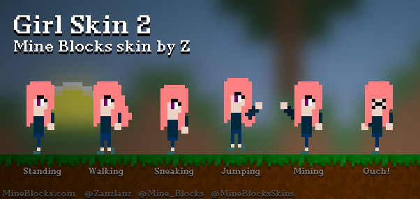 Mine Blocks - Girl 1 skin by Z