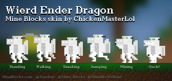 Mine Blocks - Wierd Ender Dragon skin by ChickenMasterLol