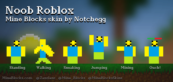 Mineblox Noob skin