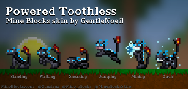 Mine Blocks Skins on X: Toothless skin by Zanzlanz!    / X