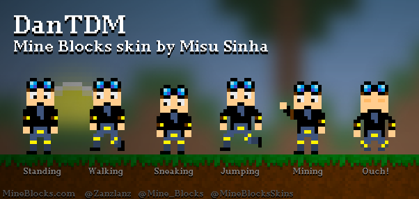 Mine Blocks - DanTDM skin by Misu Sinha