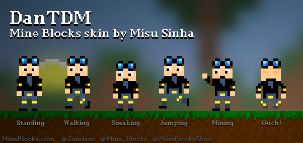 Mine Blocks - Girl 1 skin by Z