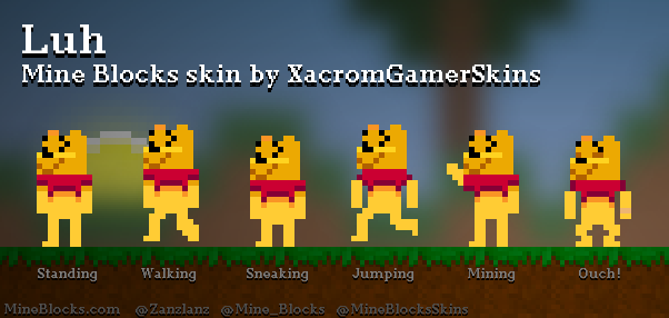 Mine Blocks - 'Winnie the Pooh' skin by XacromGamerSkins