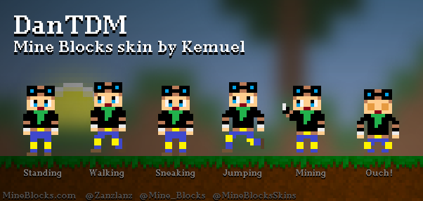 Mine Blocks - DanTDM skin by Misu Sinha