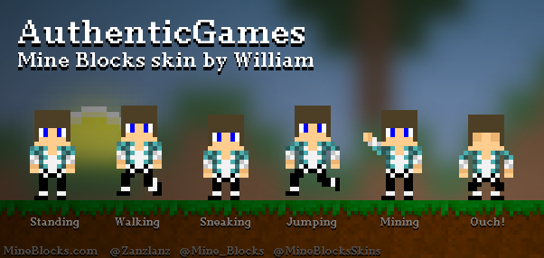 Mine Blocks - Authentic Black skin by AuthenticGames