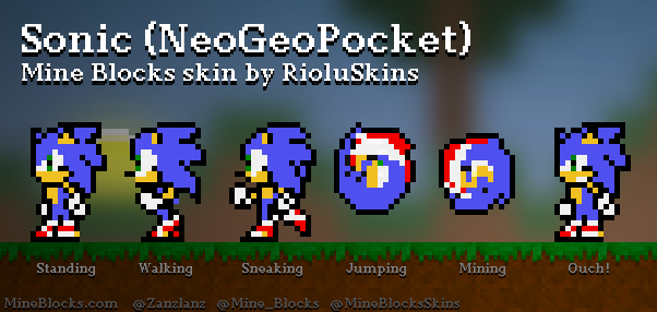 Mine Blocks - Sonic the Hedgehog skin by Ian123asd