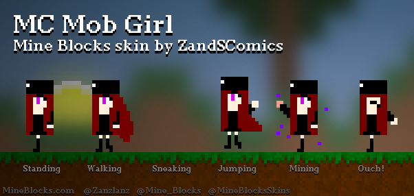 Mine Blocks - Girl 1 skin by Z