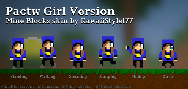 Mine Blocks - Girl 1 skin by Z