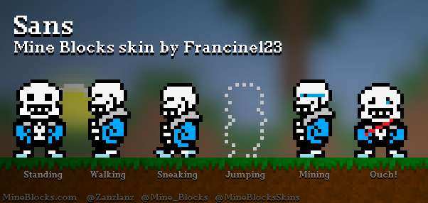 Mine Blocks - Epic!Sans skin by Epic Cokie