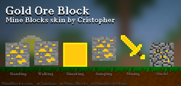 minecraft gold ore block