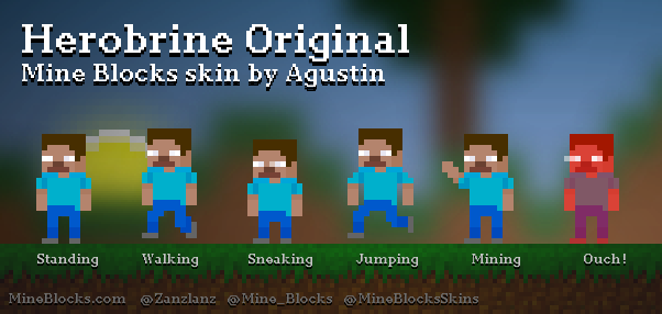 Original Herobrine Minecraft Skin