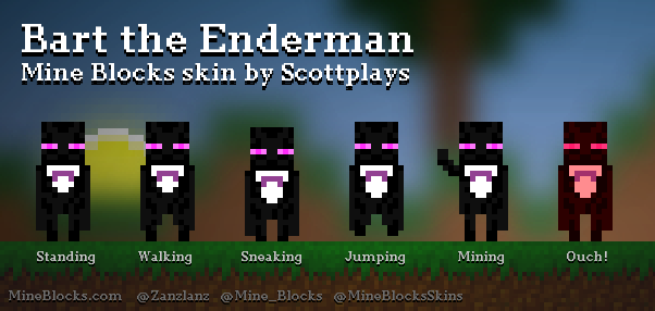 Mine Blocks - Enderman skin by Minecraft.TM