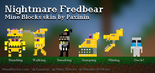 fredbear  Minecraft Skins