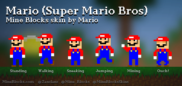 Mine Blocks Skins on X: Mario (Super Mario World) skin by RioluSkins!    / X