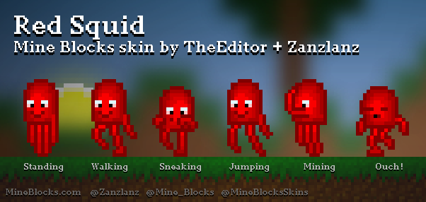 Mine Blocks - Squid skin by Zanzlanz