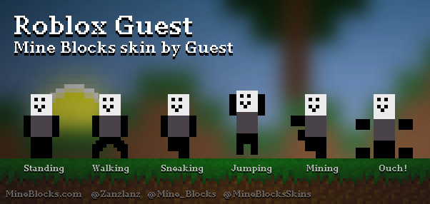 Guest (Roblox) Minecraft Skin