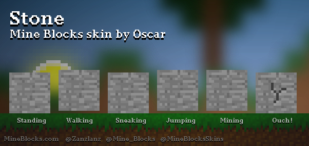 Mine Blocks - Herobrine skin by Oscar