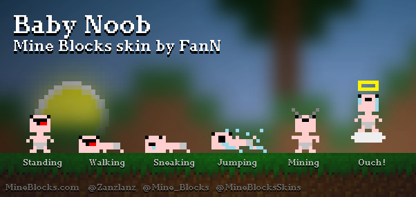 MineBlox Noob  Minecraft Skin