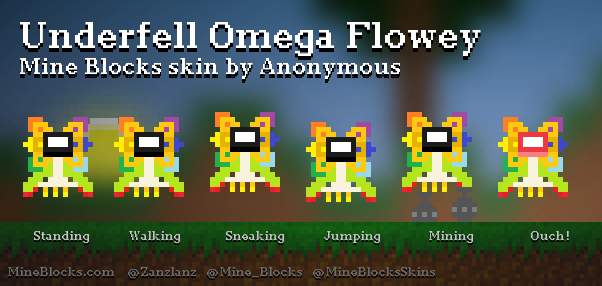 Mine Blocks Underfell Omega Flowey Skin By Anonymous Every monster has unique attacks and personality—and they're all in your way. mine blocks underfell omega flowey