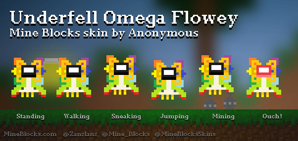 Omega Flowey (Undertale Neutral Route Final Boss) Minecraft Mob Skin