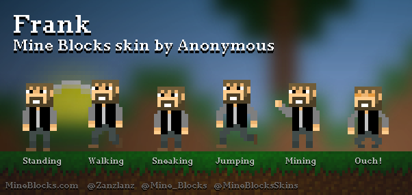 Frank (from Mine Blocks) Minecraft Skin