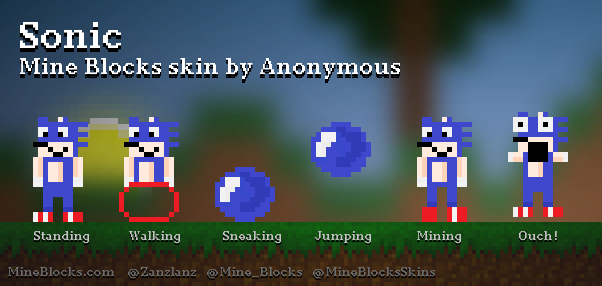 Mine Blocks - Sonic the Hedgehog skin by Ian123asd