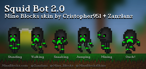 Mine Blocks - Squid skin by Zanzlanz