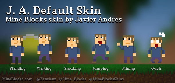 Mine Blocks - 'J. A. Default Skin' skin by Javier Andres