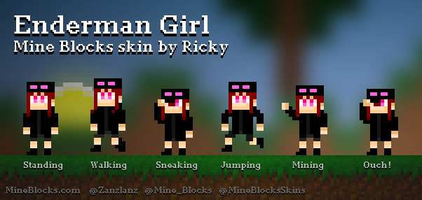 Ender Girlie Minecraft Skin