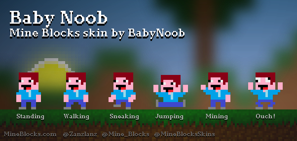 MineBlox Noob  Minecraft Skin