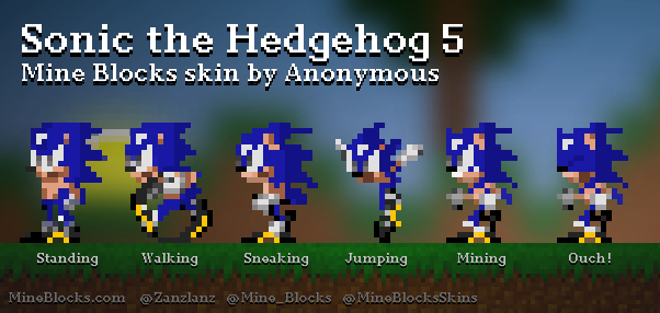 Mine Blocks - Sonic the Hedgehog skin by Ian123asd