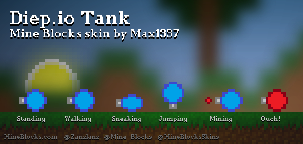 Diep.Io, Tank  Minecraft Skin