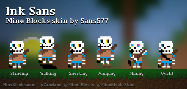 ink sans  Nova Skin