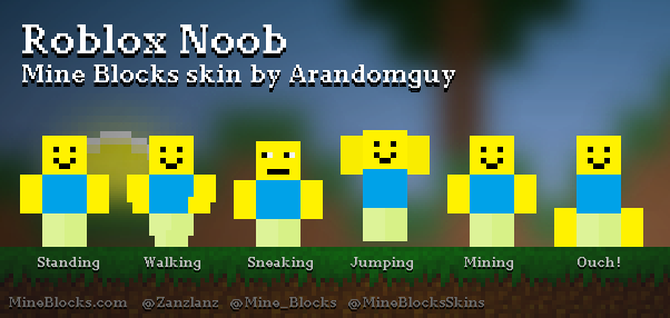 Mine Blocks - Roblox Noob skin by Aartyyy