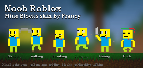 Mine Blocks - Noob Roblox skin by Notchegg