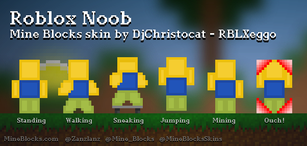 Mine Blocks - ROBLOX Noob skin by RBLXeggo